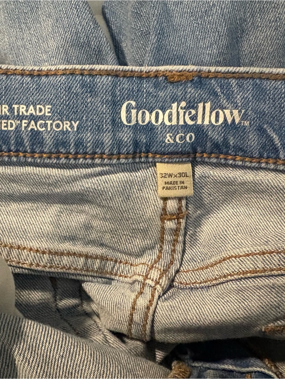 Goodfellow & Co Light Blue Men’s Bootcut Jeans - Picture 3 of 4